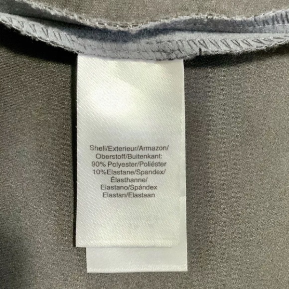 DKNY Faux Suede Fit Flare Scuba Dress Size 4 - Picture 12 of 13